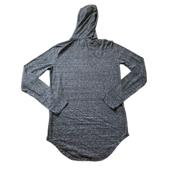 BLUENOTES Hooded Lounge/Everyday Top With Long Sleeves Grey Size Small - Picture 6 of 9